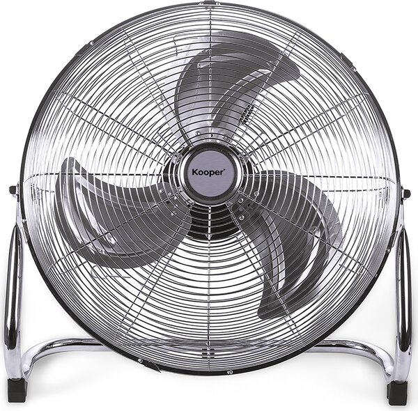 Kooper Ventilatore Industriale Box Fan 3 Pale Potenza 70 Watt 3 Velocit 35 cm in Acciaio colore Silver
