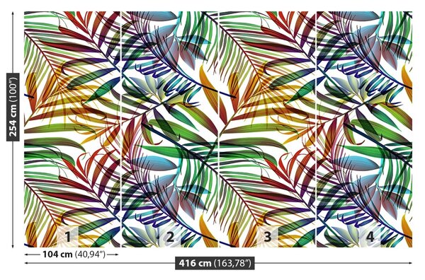 Carta da parati Foglie di palma 104x70 cm
