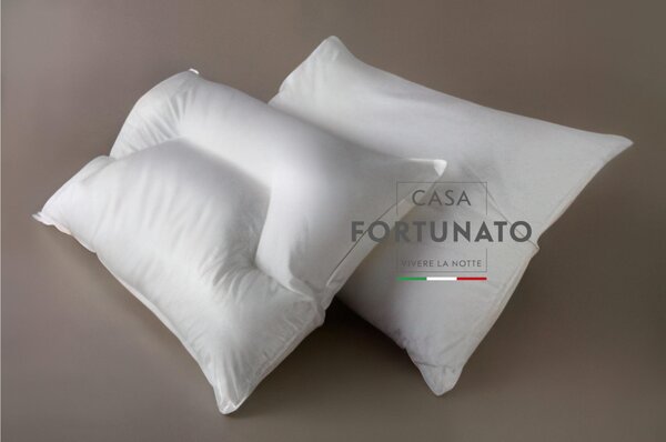 Guanciale MULTIFUNZIONE H13 brevettato con fodera in percalle di puro cotone Dimensioni 80x50xh 14 cm lato morbido e lato omogeneo per la cervicale