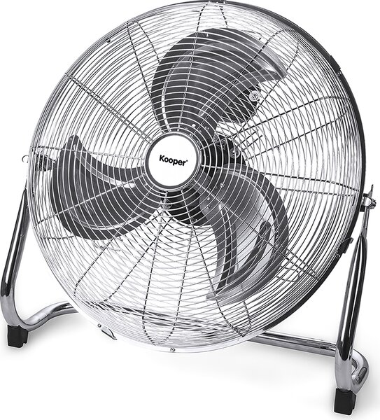 Kooper Ventilatore Industriale Box Fan 3 Pale Potenza 70 Watt 3 Velocit 35 cm in Acciaio colore Silver