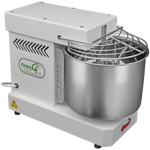 Famag Grilletta IM 10-230 10 Velocit� - Dimensioni 29,5x52,5xh 42 cm Capacit� impasto 10 kg Impastatrice a spirale con testa FISSA inserimento facile impasto