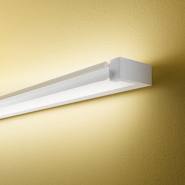 Applique Moderna Sway Metallo Bianco Acrilico Led 17W 3000K
