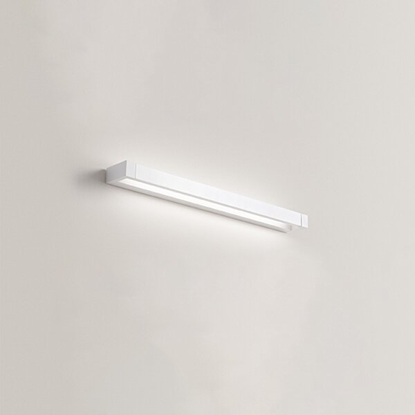 Applique Moderna Sway Metallo Bianco Acrilico Led 23W 3000K