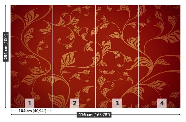 Carta da parati Pattern floreale 104x70 cm