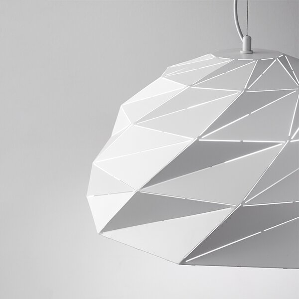 Lampadario Contemporaneo Tilt Metallo Bianco 3 Luci E27