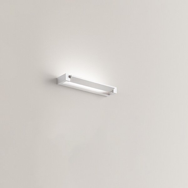 Applique Moderna Sway Metallo Bianco Acrilico Led 17W 3000K