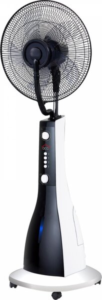DCG Ventilatore Nebulizzatore a Piantana da Terra 40 cm 3 Velocit Oscillante con Timer funzione Umidificatore 220ml/h Serbatoio 3Lt - VE1900