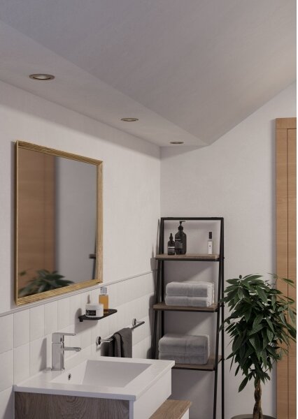 Eglo 902238 - Faretto LED da incasso per bagno BARRANCO 1xGU10/4,5W/230V IP44 cromo