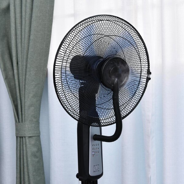 DecHome Ventilatore Nebulizzatore Oscillante con Deumidificatore e Telecomando Diametro44.5 cmx120 cm - 8D4008