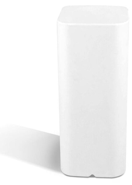 Colonna in polietilene, SWEET TABLE 70 Dimensioni 30x30x h70 cm ideale per un ambiente esterno ed interno colore bianco