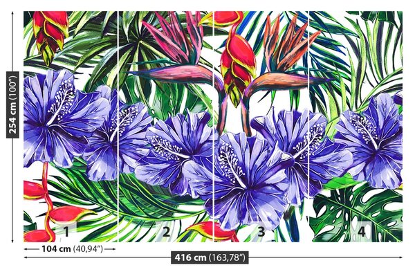 Carta da parati Pattern floreale 104x70 cm