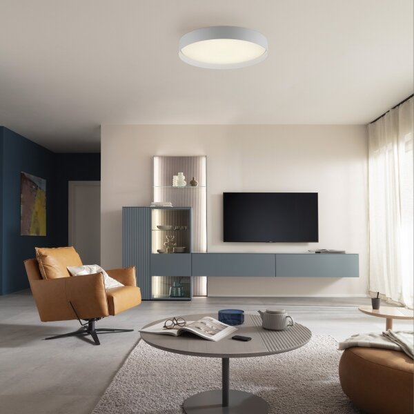 Schöner Wohnen 14595-16 - Plafoniera LED dimmerabile TAVOLI LED/34W/230V bianco+telecomando