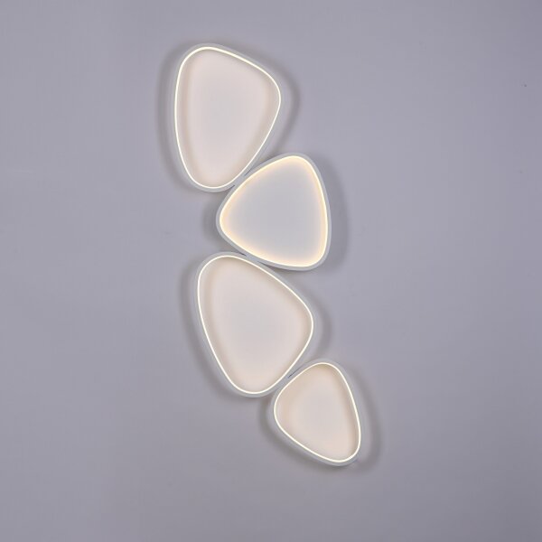 Schöner Wohnen 14039-16 - Plafoniera LED dimmerabile PEBBLES LED/35,5W/230V bianca
