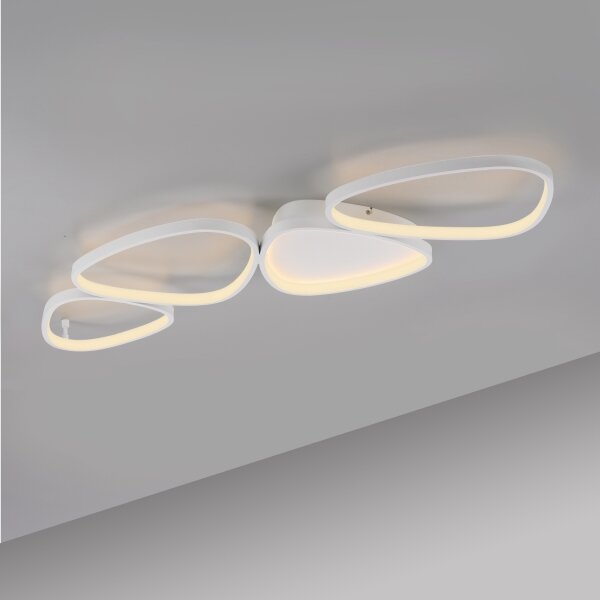 Schöner Wohnen 14039-16 - Plafoniera LED dimmerabile PEBBLES LED/35,5W/230V bianca