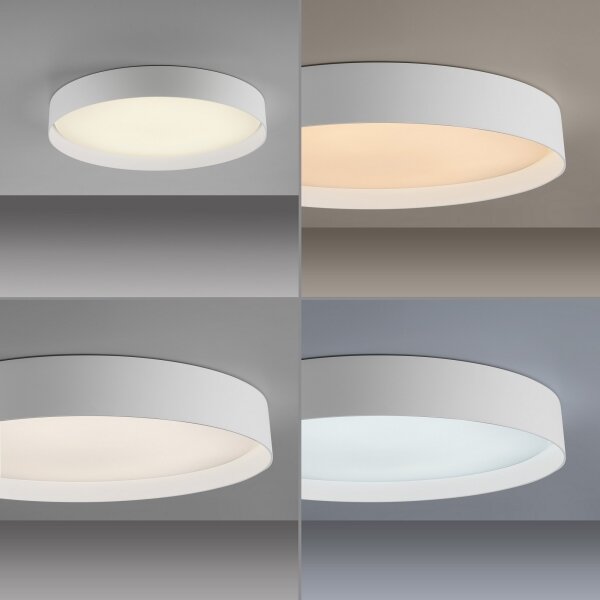 Schöner Wohnen 14595-16 - Plafoniera LED dimmerabile TAVOLI LED/34W/230V bianco+telecomando