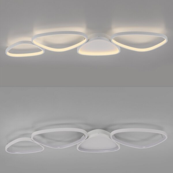 Schöner Wohnen 14039-16 - Plafoniera LED dimmerabile PEBBLES LED/35,5W/230V bianca