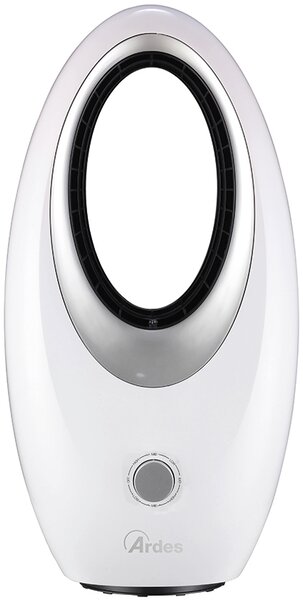 Ardes Ventilatore Senza Pale Acceleratore daria e con 3 velocit Oscillante colore Bianco e Argento - AR5BL1M