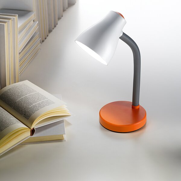 Lampada Da Scrivania Moderna Toy Acrilico Arancione 1 Luce E27