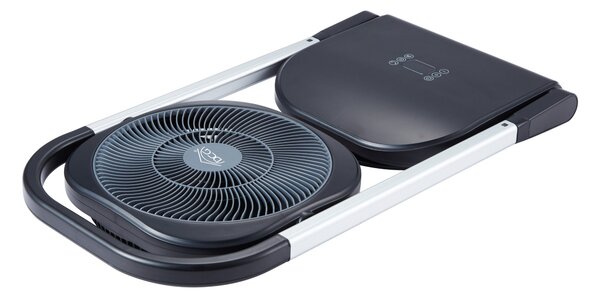 DCG Ventilatore Telescopico Salvaspazio Potenza 13 Watt con 16 Pale, Funzione Oscillante e Timer - VE1605TT