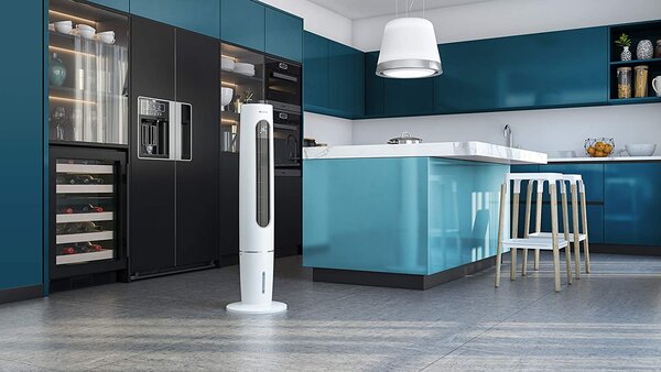 OLIMPIA SPLENDID Ventilatore Raffrescatore d'Aria Evaporativo con Ionizzatore Capacit tanica 3,5 Litri con Timer e Telecomando - 99312