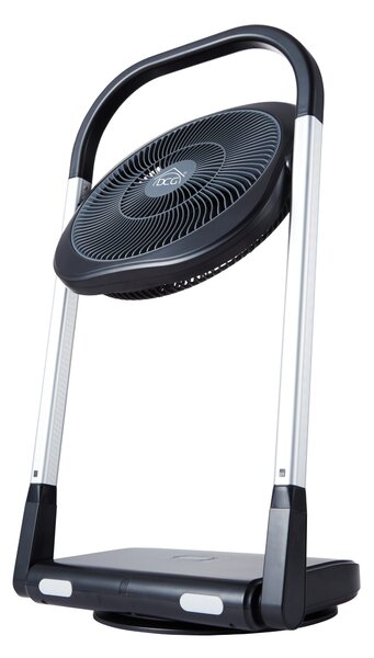 DCG Ventilatore Telescopico Salvaspazio Potenza 13 Watt con 16 Pale, Funzione Oscillante e Timer - VE1605TT