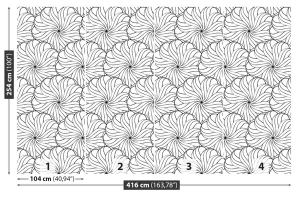 Carta da parati Pattern floreale 104x70 cm