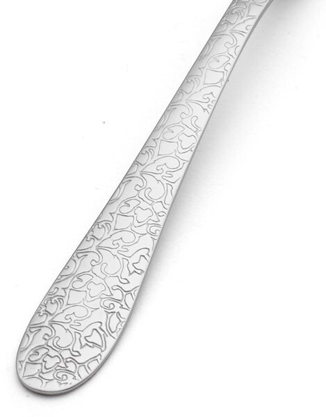 Cucchiaino da caff� ARABESQUE in acciaio 18.10 AISI304 lunghezza 133 mm manico in acciaio lavabili in lavastoviglie