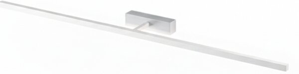 Applique Moderna Riga Metallo Bianco Acrilico Led 16W 3000K