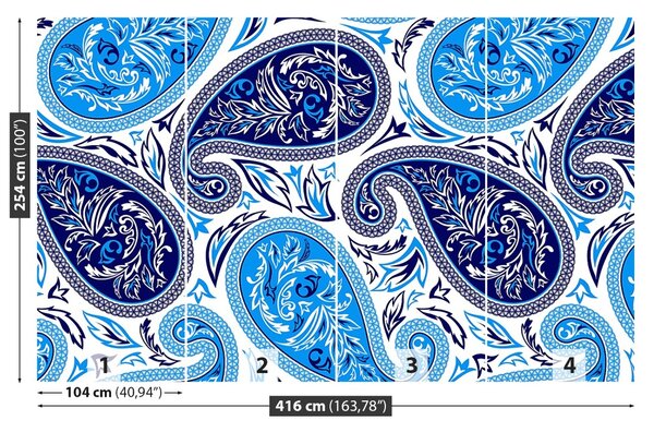 Carta da parati Pattern orientale 104x70 cm
