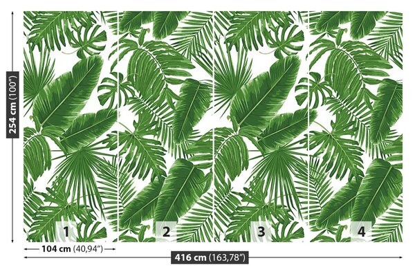 Carta da parati Foglie tropicali 104x70 cm