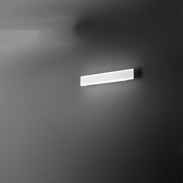 Applique Moderna Kante Metallo Bianco Acrilico Led 16W Cct 3000/4000/6000K