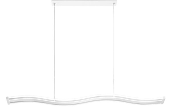Sospensione Moderna Tape Metallo Bianco Led 48W Dimmerabile Ip20