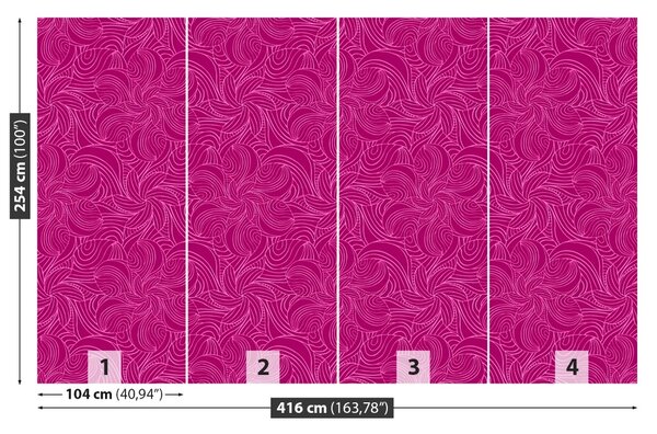 Carta da parati Pattern floreale 104x70 cm