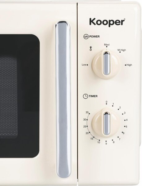 Kooper Wave Vintage Forno Microonde Capacit 22 Litri Potenza 700 Watt colore Avorio - 5914557