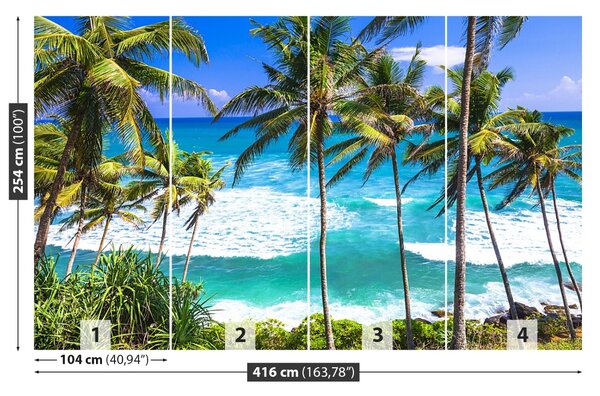 Carta da parati Palm Beach 104x70 cm
