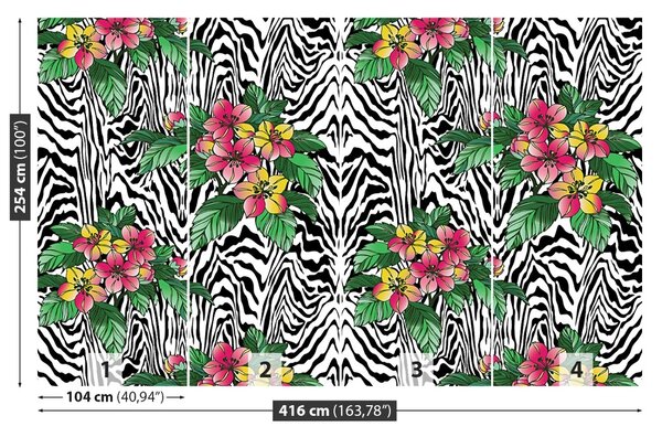 Carta da parati Pattern floreale 104x70 cm