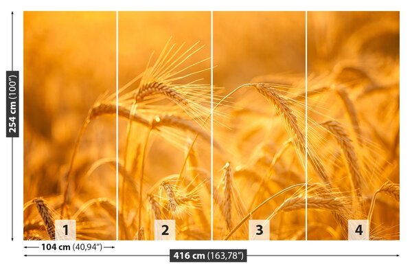 Carta da parati Campo di grano 104x70 cm