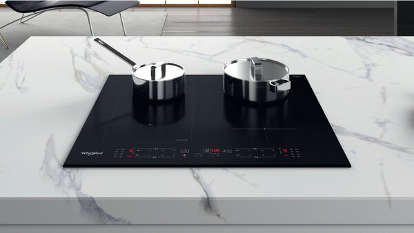 Whirlpool WL B1160 BF Piano Cottura Induzione 4 Fuochi 60 cm Vetro colore Nero