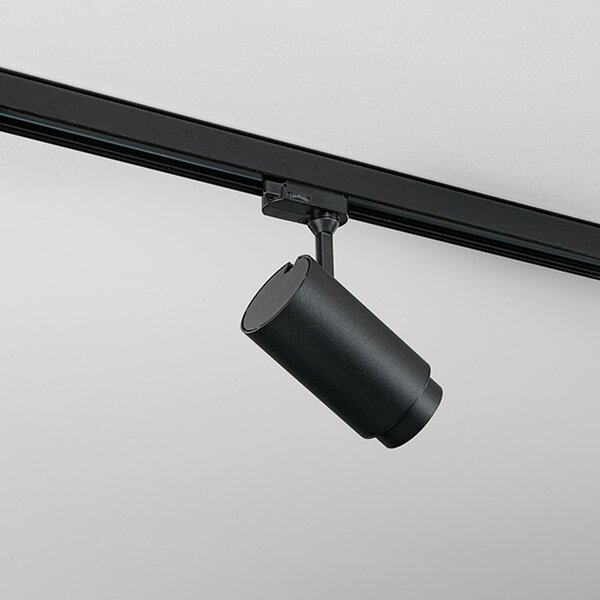 Faretto Per Binario Metallo Nero Led 20W 4000K