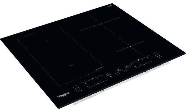 Whirlpool WL B1160 BF Piano Cottura Induzione 4 Fuochi 60 cm Vetro colore Nero