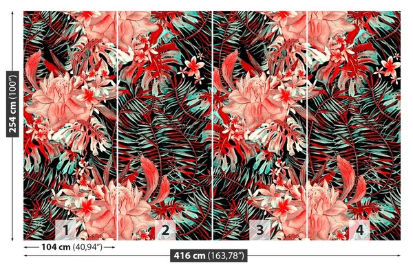Carta da parati Pattern floreale 104x70 cm
