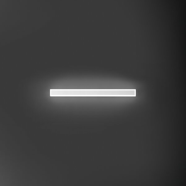 Applique Moderna Wally Alluminio Bianco Acrilico Led 22W 3000K