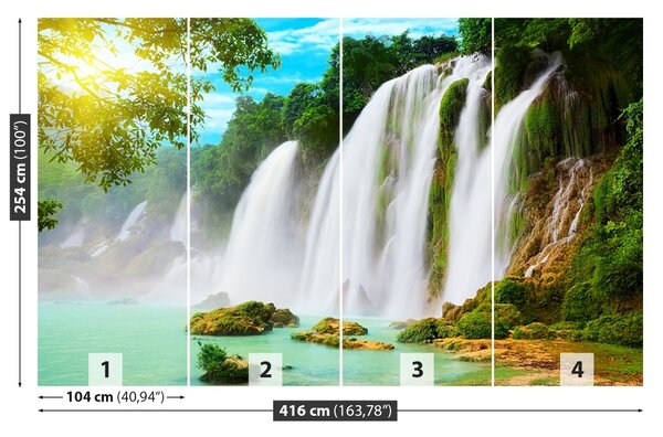 Carta da parati Detian Waterfall 104x70 cm