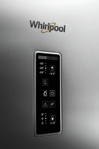Whirlpool WT70E 952 X Frigorifero Doppia Porta Capacit 457 Litri Classe energetica E Raffreddamento No Frost colore Inox