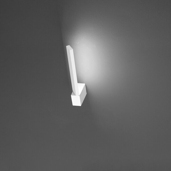 Applique Moderna Elle Alluminio Bianco Acrilico Led 14W Cct 3000/4000/6000K