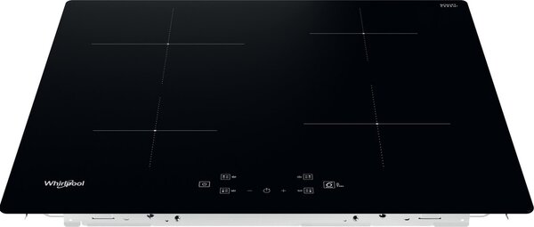 Whirlpool WS Q2160 NE Piano Cottura Induzione 4 Fuochi Larghezza 60 cm in Vetroceramica Nero