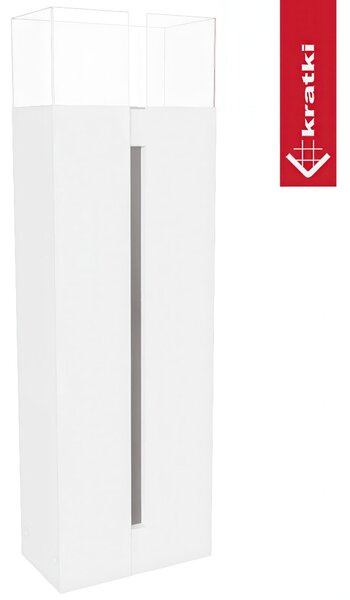 Camino Bioetanolo da Terra ROMEO T�V bianco Dimensioni 35,9x20,9x h 113 cm - peso 19 kg Certificato ISO 9001 permette di ammirare il fuoco da quattro lati, bianco