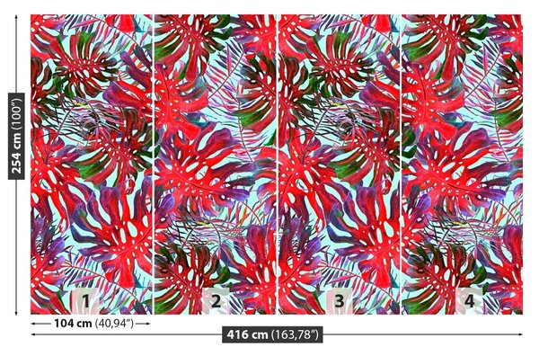 Carta da parati Monstera Hole 104x70 cm