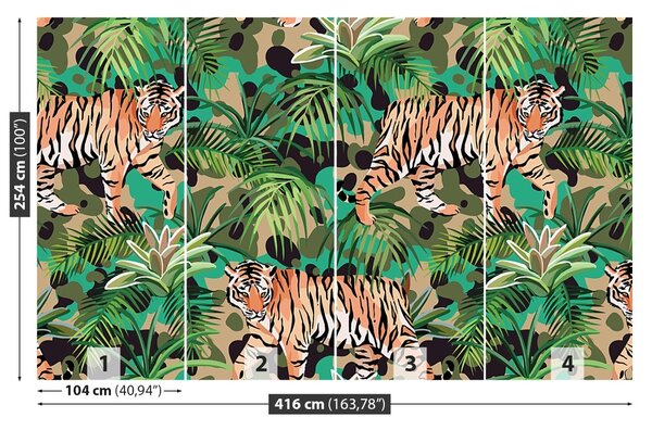 Carta da parati Jungle Tiger 104x70 cm