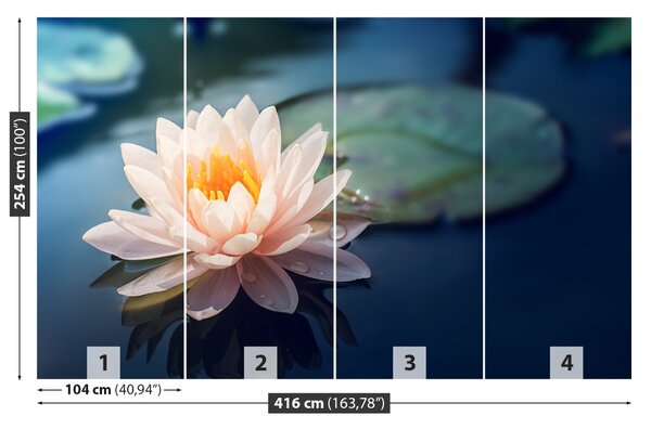 Carta da parati Lotos Flower Pond 104x70 cm
